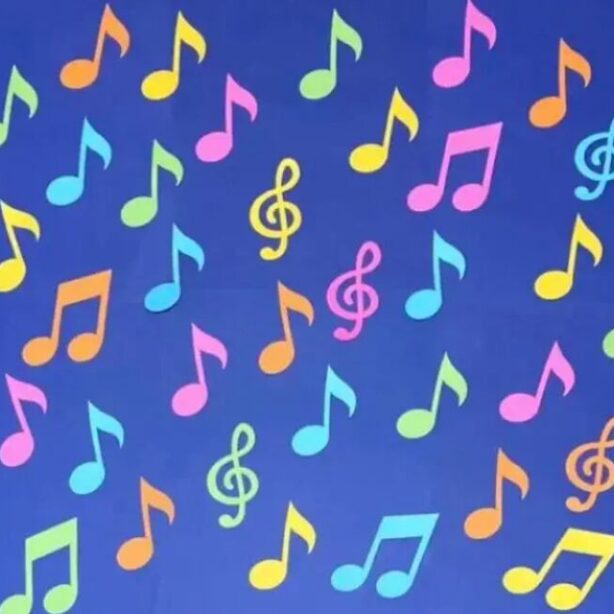 壁面飾り　音符セット