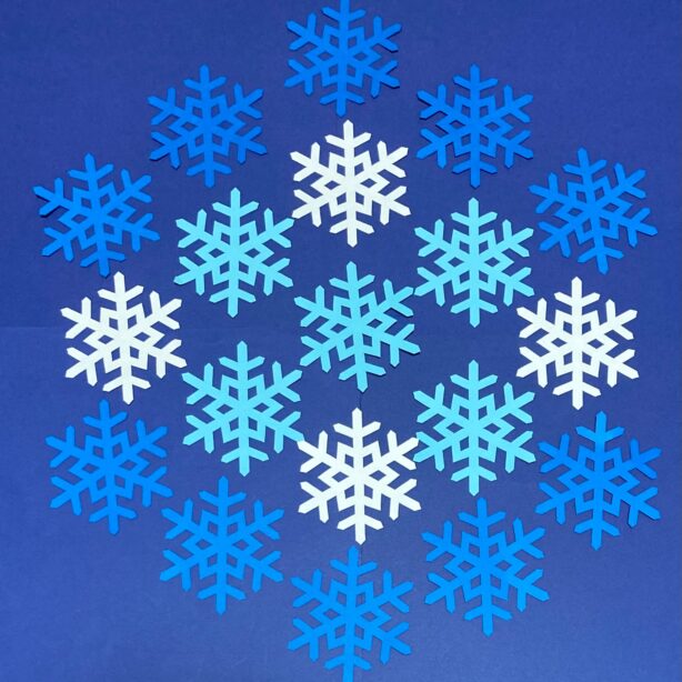 壁面飾り　雪の結晶