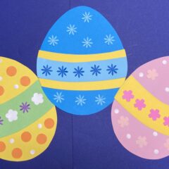 壁面飾り　イースターエッグの作り方