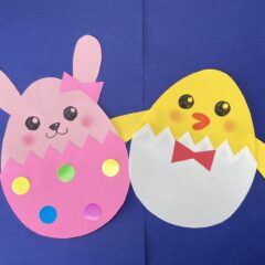 壁面飾り　イースターエッグアニマルの作り方