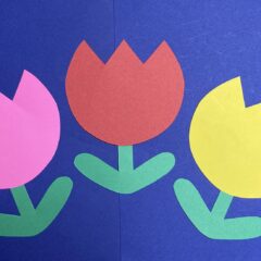 壁面飾り　チューリップの作り方