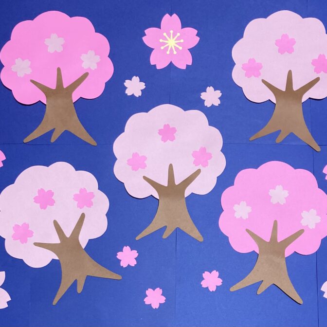 whiteオーダー 壁面飾り 1月から12月 4月を除く セット 壁面飾り 桜の木5本セット | LondonShop