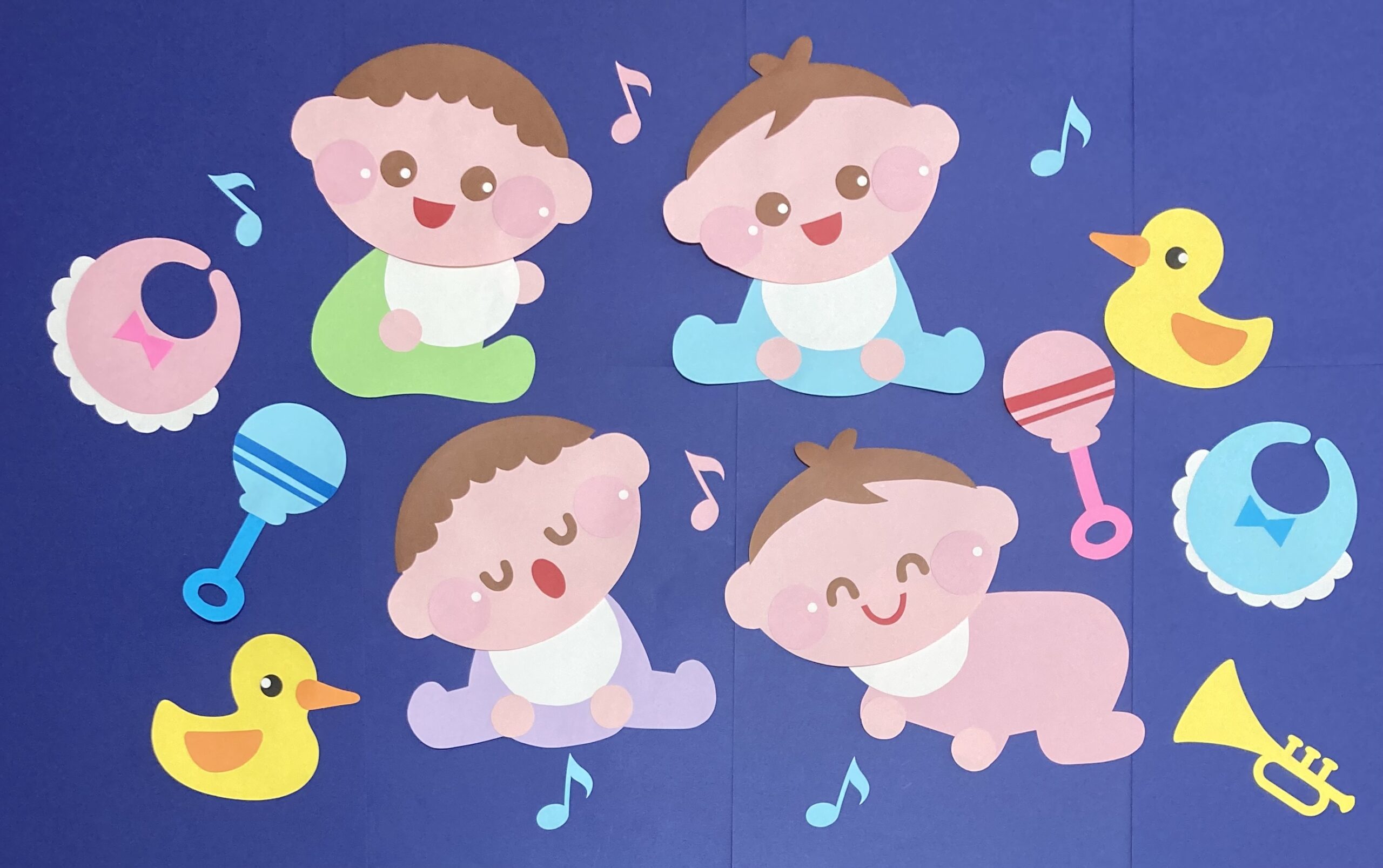 可愛い壁面飾り