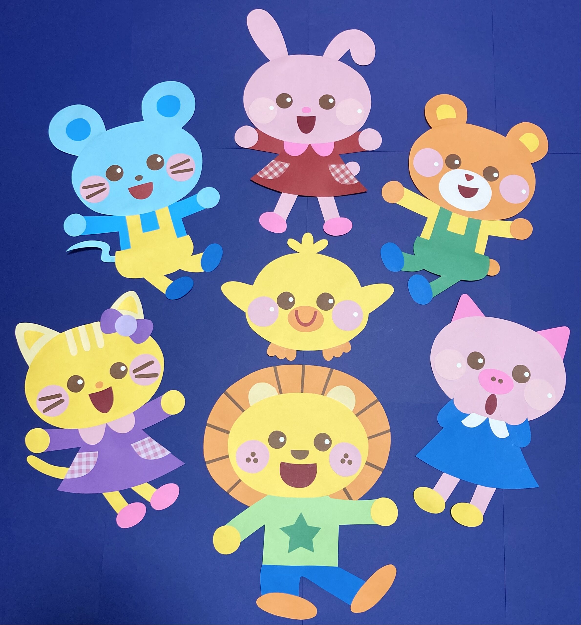 可愛い壁面飾り