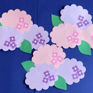 壁面飾り　あじさいB