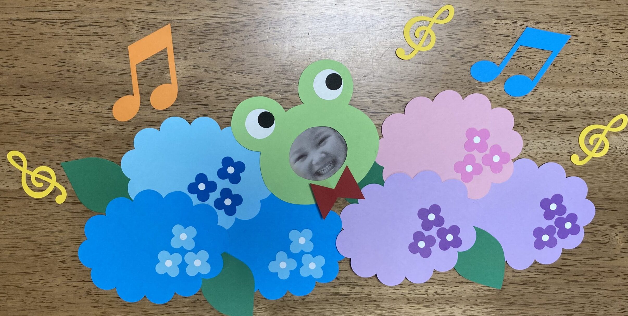 カエルのフォトフレーム