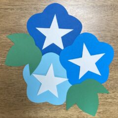 壁面飾り　朝顔の作り方