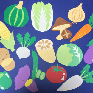 壁面飾り　野菜セット