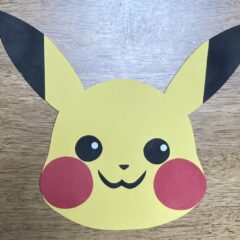 壁面飾り　子どもに大人気キャラクターのピカチュウを作ってみよう！