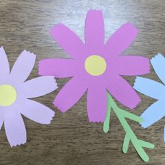 壁面飾り　コスモスの作り方