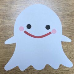 壁面飾り　ハロウィンおばけの作り方