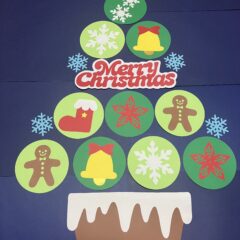 壁面飾り　特大クリスマスツリー