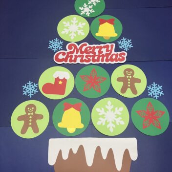 壁面飾り　特大クリスマスツリー